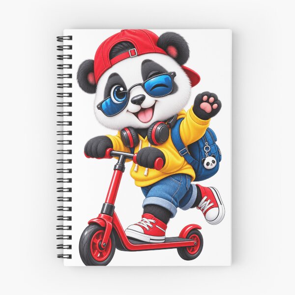 Item preview, Cool Panda Ride – Cute Scooter Adventure designed and sold by ✨ Daily Vibe Studio ✨.