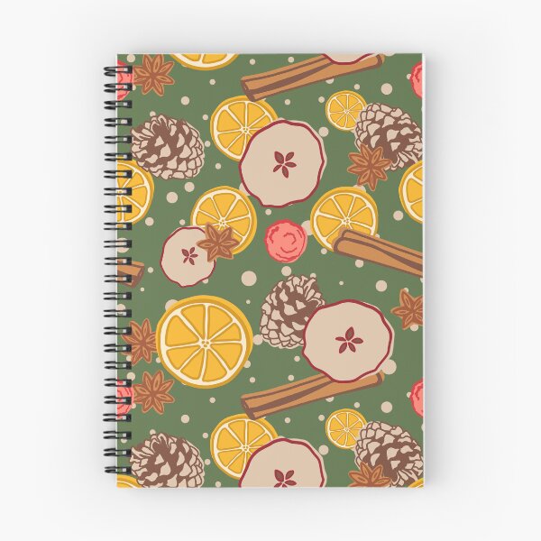Item preview, Winter Spice in Hunter Green - Holiday Design designed and sold by Free-Spirit-Meg.