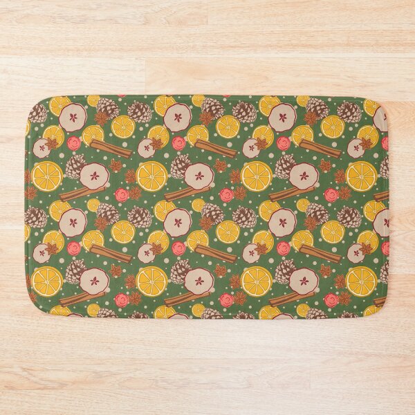Item preview, Winter Spice in Hunter Green - Holiday Design designed and sold by Free-Spirit-Meg.