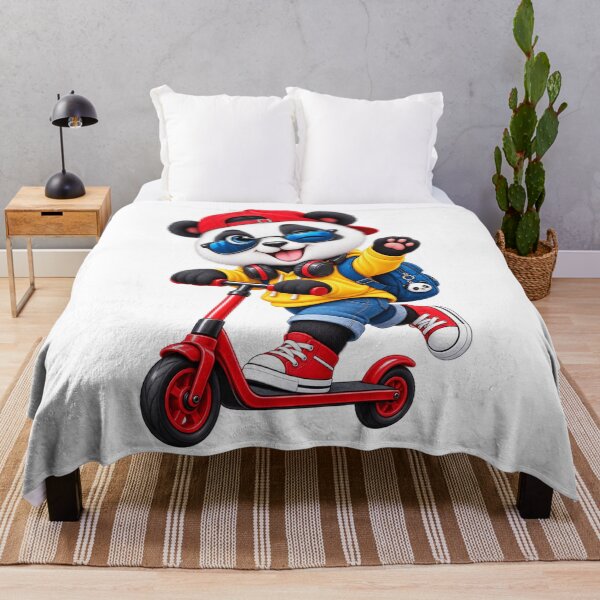 Item preview, Cool Panda Ride – Cute Scooter Adventure designed and sold by ✨ Daily Vibe Studio ✨.
