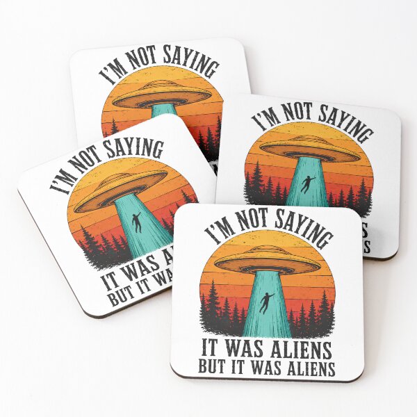 Item preview, UFO Abduction Vintage Sunset Alien Humor designed and sold by bobcatmarty.