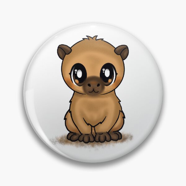 Item preview, cute kawaii Capybara designed and sold by Pezi-Creation.
