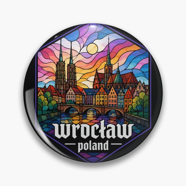 Item preview, Wroclaw Poland Stained Glass Art designed and sold by TomFrontierArt.