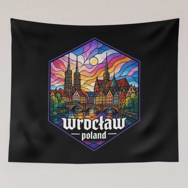 Item preview, Wroclaw Poland Stained Glass Art designed and sold by TomFrontierArt.