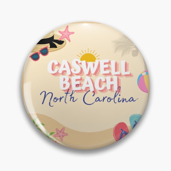 Item preview, Caswell Beach North Carolina Beach Art | Vacation Souvenir Design designed and sold by DonnaRaine.