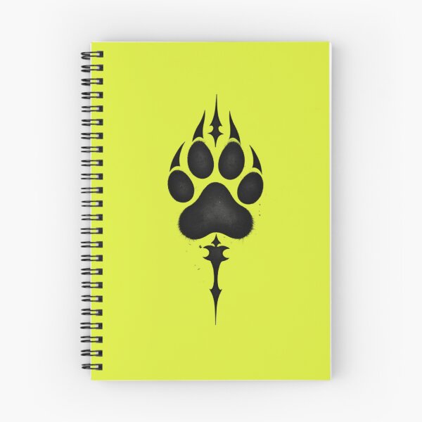 Item preview, Dark Paw – Gothic Black Wolf Paw Print Design designed and sold by aloksahu123.