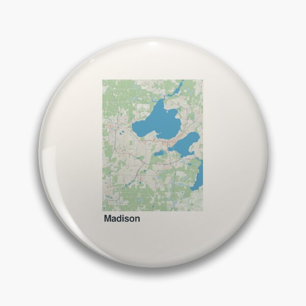 Item preview, Madison Minimalistic Map Art designed and sold by MapsNerd.