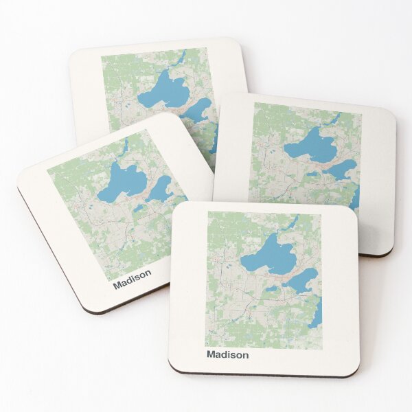 Item preview, Madison Minimalistic Map Art designed and sold by MapsNerd.