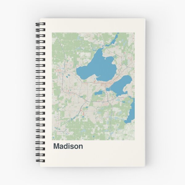 Item preview, Madison Minimalistic Map Art designed and sold by MapsNerd.