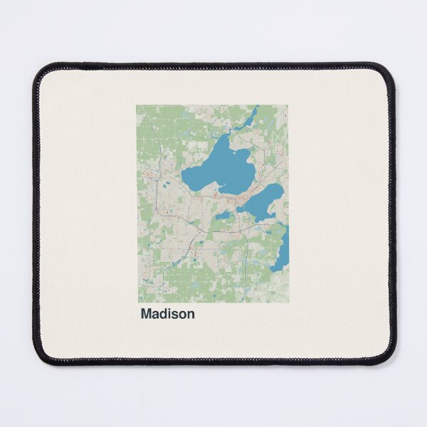 Item preview, Madison Minimalistic Map Art designed and sold by MapsNerd.