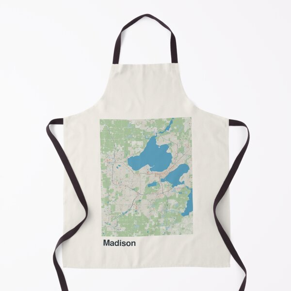 Item preview, Madison Minimalistic Map Art designed and sold by MapsNerd.