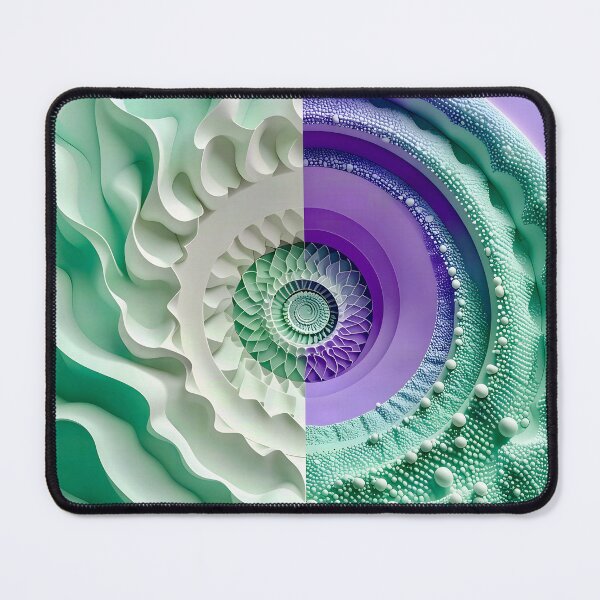 Item preview, Duality of Mint Waves and Lavender Beads designed and sold by Vicky Brago-Mitchell®.