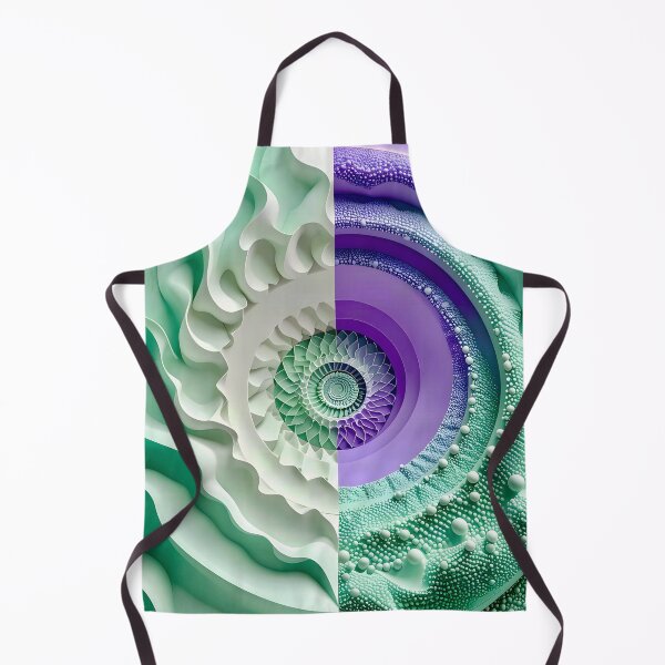 Item preview, Duality of Mint Waves and Lavender Beads designed and sold by Vicky Brago-Mitchell®.