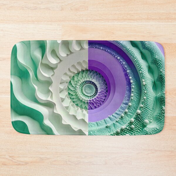 Item preview, Duality of Mint Waves and Lavender Beads designed and sold by Vicky Brago-Mitchell®.