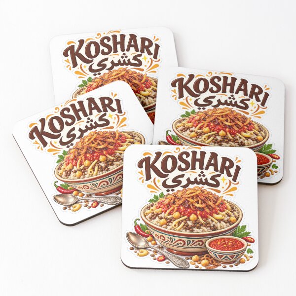 Item preview, Egyptian Koshari Food Art | Traditional Cairo Cuisine | Street Food Sticker Graphic designed and sold by FlatInkStudio.