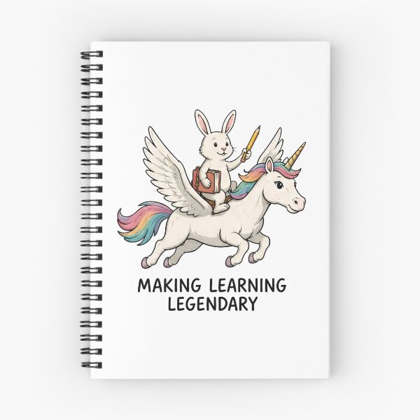 Item preview, Making Learning Legendary — Cute Bunny Unicorn Reading Teacher Back to School Shirt designed and sold by MAPDDesigns.