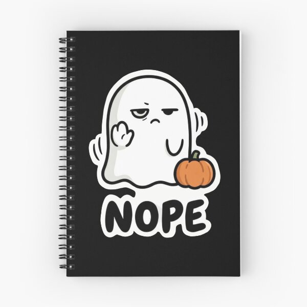 Item preview, Nope Ghost Funny Halloween Introvert designed and sold by KeekStudio.