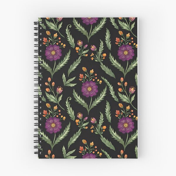 Item preview, Moody Midnight Floral – Dark Botanical Pattern designed and sold by BackTWO.