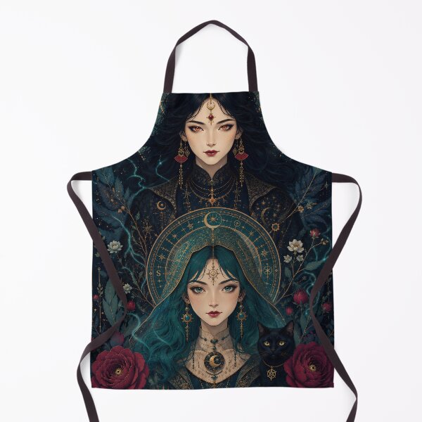 Artikelvorschau, Himmlische Priesterinnen-Schwestern – Gotische Jugendstil-Hexen-Fantasie entworfen und verkauft von FriskyLemur.