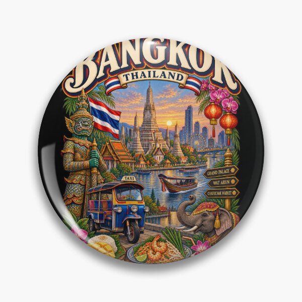 Item preview, Bangkok – Golden Temples designed and sold by RockitBaby.