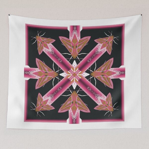 Item preview, Elephant Hawk Moth Symmetry designed and sold by Olenka.