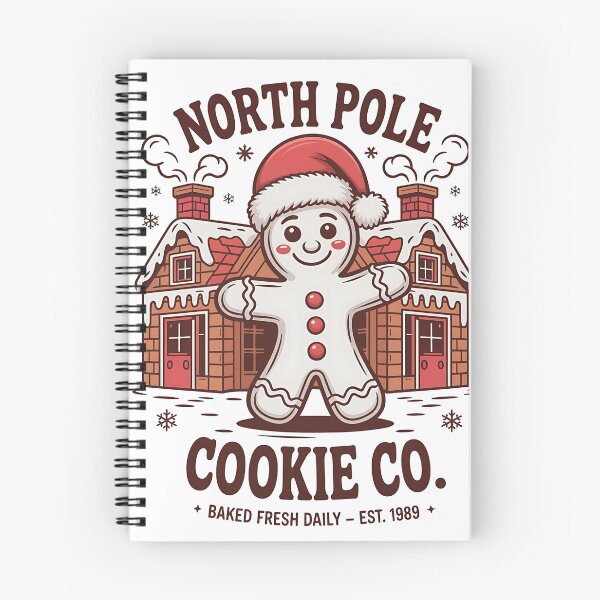 Item preview, North Pole Cookie Co. – Retro Gingerbread Christmas Art designed and sold by BackTWO.