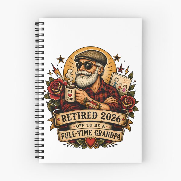 Item preview, Retired 2026 Off To Be A Full-Time Grandpa - Funny Cool Grandpa Retirement Gift designed and sold by Neurospicy Trolls.