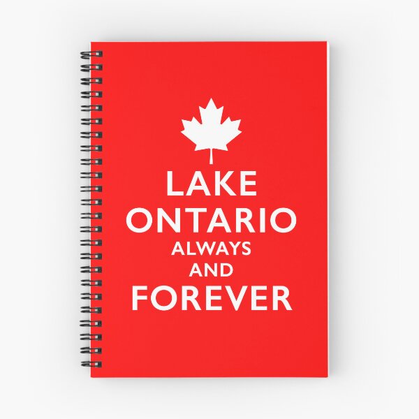 Item preview, Lake Ontario Forever Canada White on Red designed and sold by Asterisk-a.