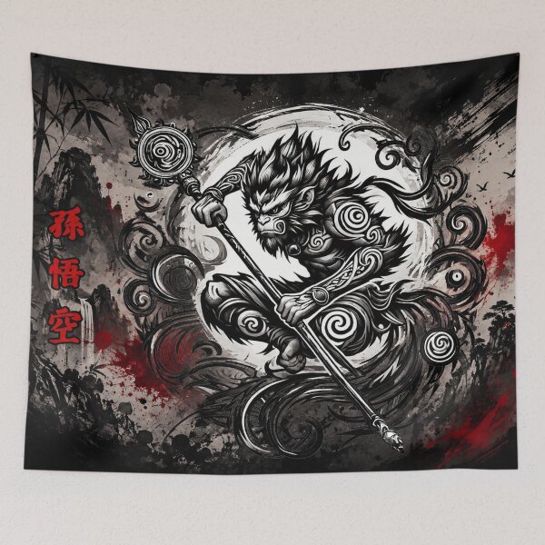 Item preview, Monkey King: Warrior of the Storm designed and sold by Fei Long Design Hub.