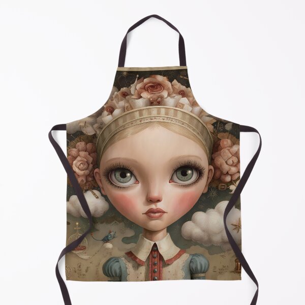 Item preview, Whimsical Cloud Doll Portrait designed and sold by SiralyInk.