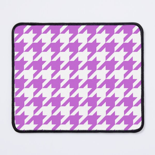 Item preview, Purple and Black Houndstooth – Bold Gothic Pattern designed and sold by BackTWO.