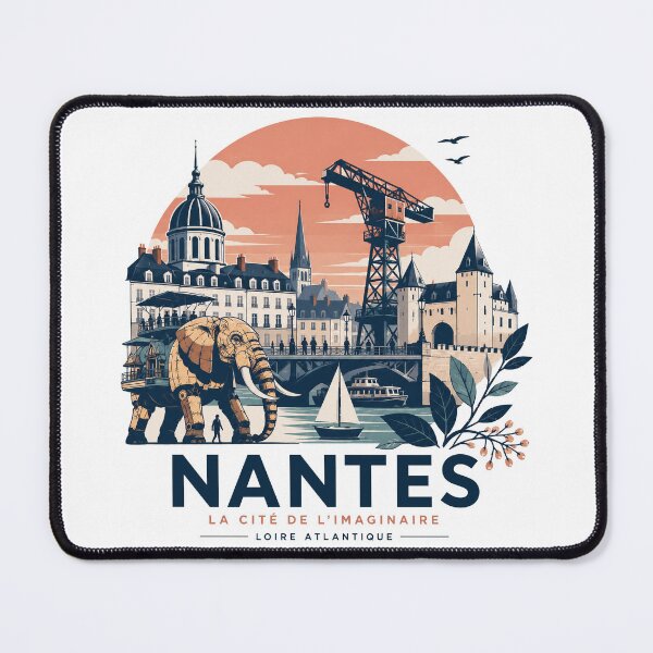 Item preview, Nantes sign with city symbols designed and sold by 1enchik.