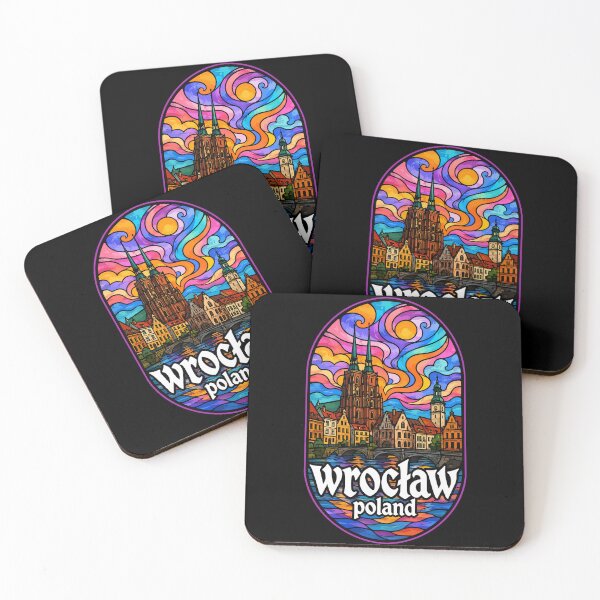 Item preview, Wroclaw Poland Travel Stained Glass designed and sold by TomFrontierArt.