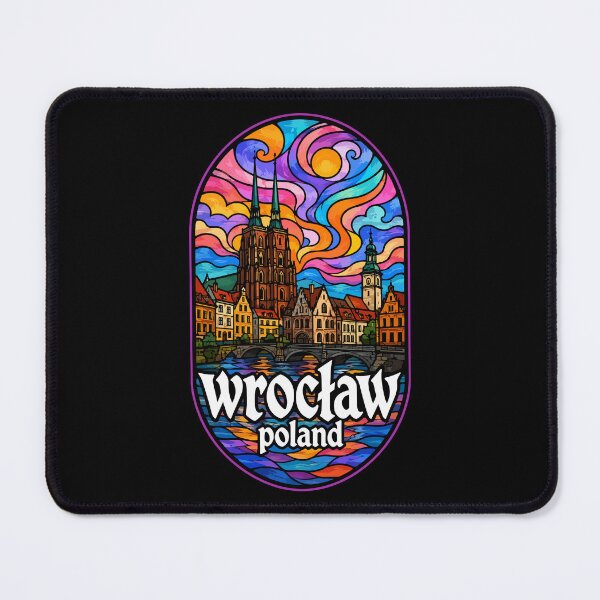 Item preview, Wroclaw Poland Travel Stained Glass designed and sold by TomFrontierArt.