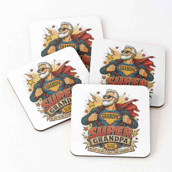 Item preview, Super Grandpa Retired 2026 - Funny Retirement Superhero Grandpa Gift designed and sold by Neurospicy Trolls.