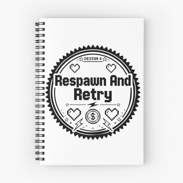 Item preview, Respawn and Retry – Motivational Retro Gaming Art designed and sold by BackTWO.
