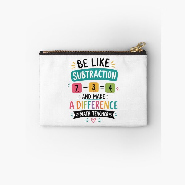 Item preview, Be Like Subtraction and Make A Difference Math Teacher 1 designed and sold by Positive&FunnyThings.