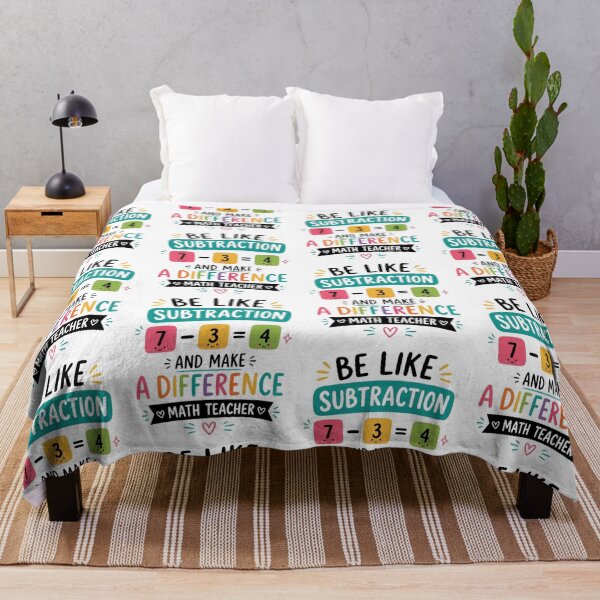 Item preview, Be Like Subtraction and Make A Difference Math Teacher 1 designed and sold by Positive&FunnyThings.