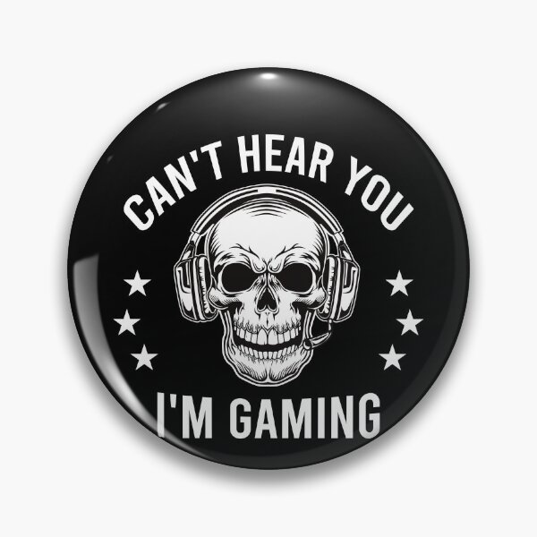 Artikelvorschau, Ich kann dich nicht hören, ich spiele mit dem Skull Headset. entworfen und verkauft von Nadey.