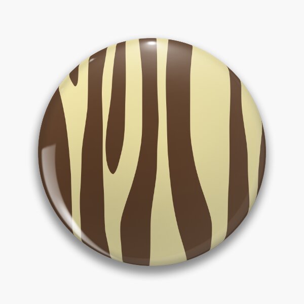 Item preview, Abstract Organic Wild Stripe Pattern in Chocolate Brown and Butter Yellow designed and sold by kierkegaard.