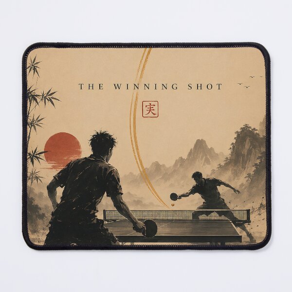 Item preview, The Winning Shot – Ping Pong Table Tennis Sports Art designed and sold by SacredLensV.