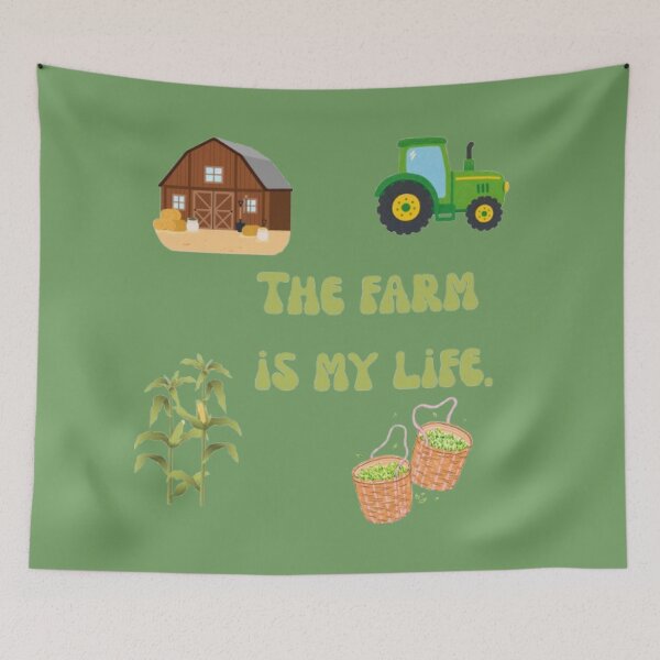Item preview, farm, tractor, plants, love, life designed and sold by XertHardcore.