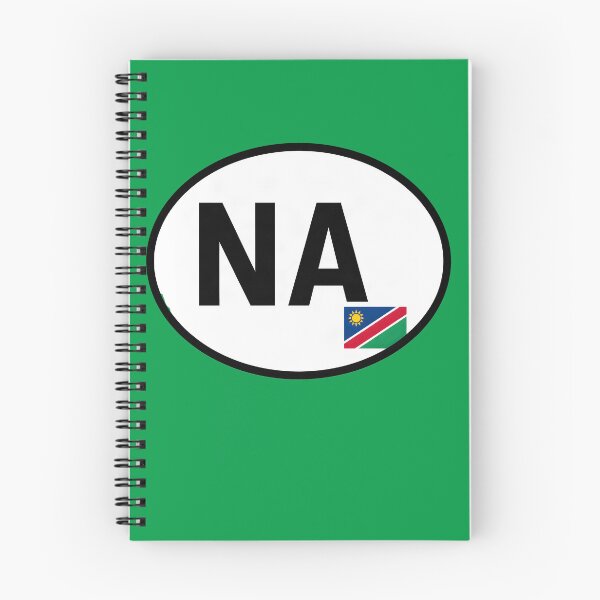 Item preview, Namibia NA Oval Country Code Sticker designed and sold by The Digital Compass.