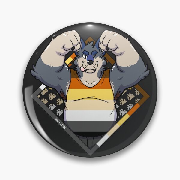 Item preview, Bear pride with a werewolf designed and sold by licographics.
