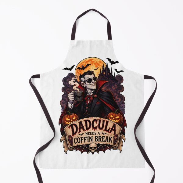 Item preview, Dadcula Needs A Coffin Break - Funny Dracula Dad Halloween Coffee designed and sold by Neurospicy Trolls.
