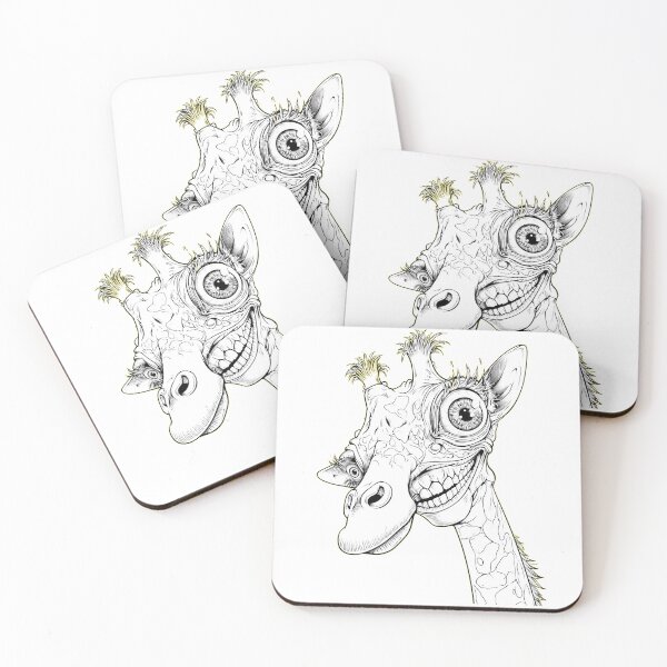 Item preview,  Surreal Giraffe Line Art designed and sold by SiralyInk.