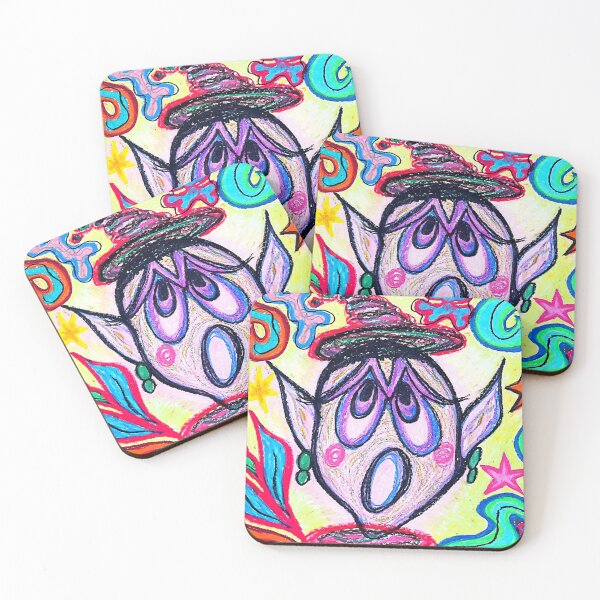 Item preview, Abstract Colorful Elf Oil Painting designed and sold by Elephant's12.