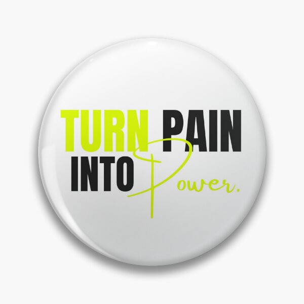 Item preview, Turn Pain Into Power Motivational Quote Typography designed and sold by serotonin75114.