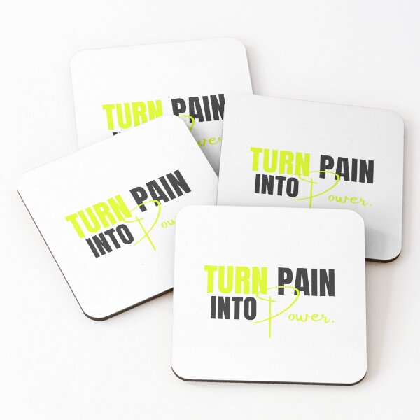 Item preview, Turn Pain Into Power Motivational Quote Typography designed and sold by serotonin75114.
