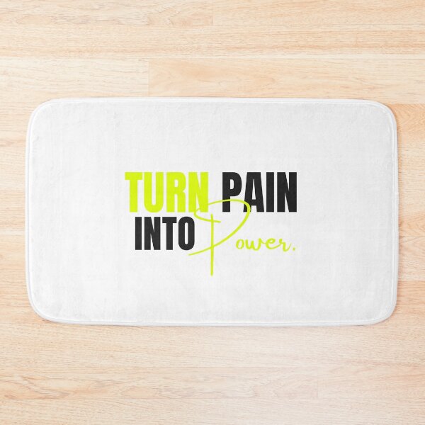 Item preview, Turn Pain Into Power Motivational Quote Typography designed and sold by serotonin75114.